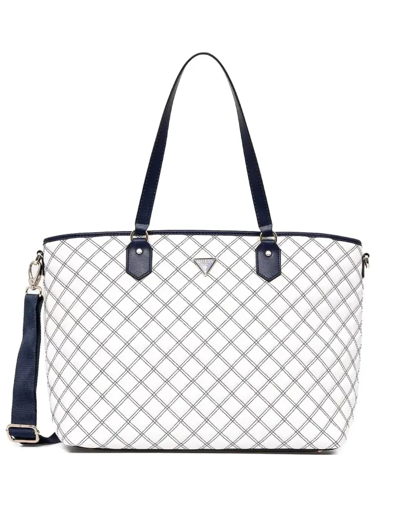 Guess Gesteppter Shopper - Weiß Weiß