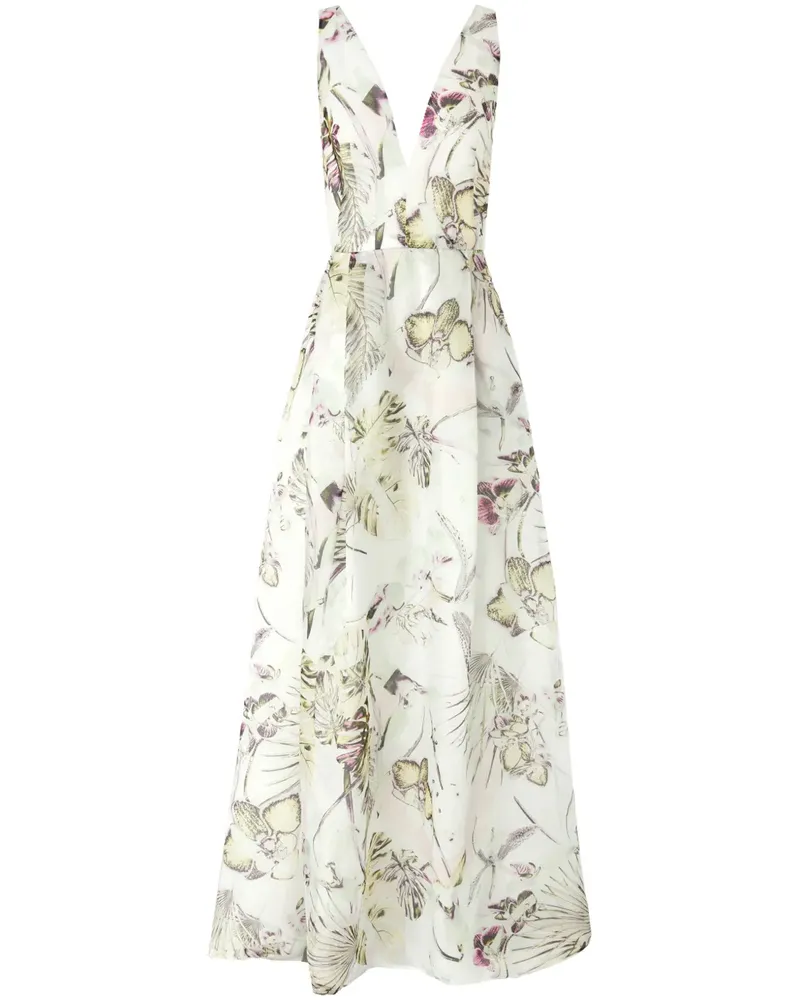 Genny Maxikleid mit Blumen-Print - Nude Nude