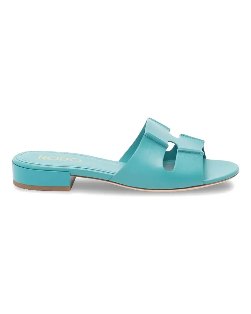 Rodo cut-out flat sandals - Blau Blau