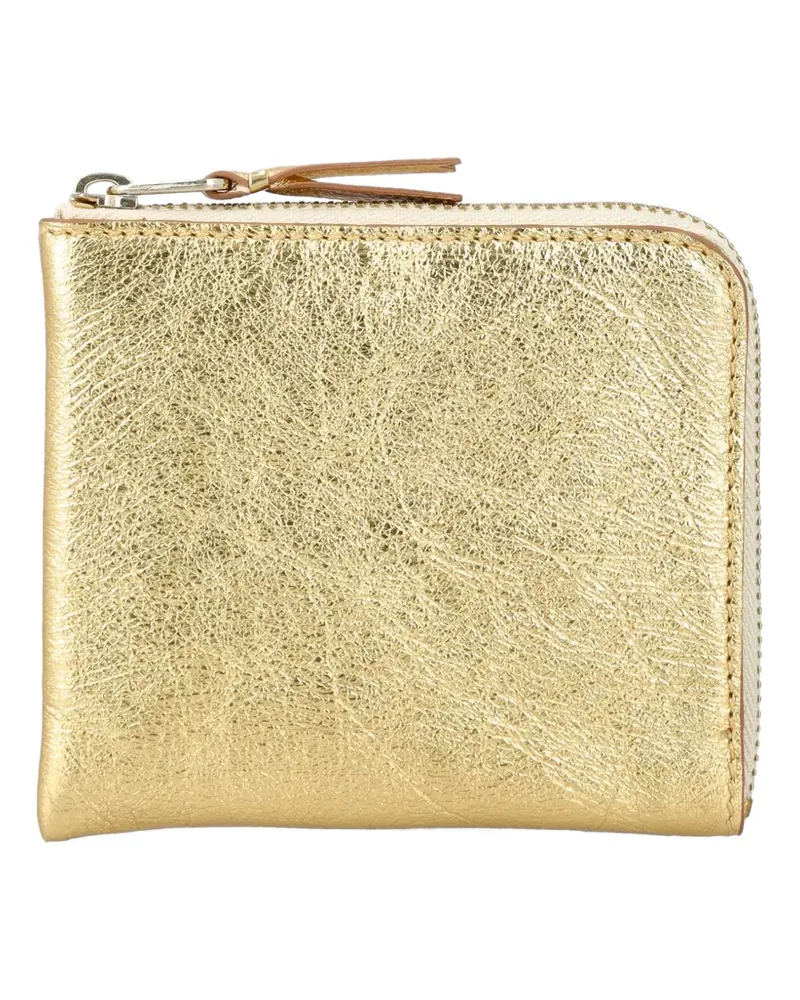 Comme des Garçons zip small wallet - Gold Gold