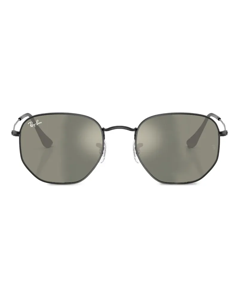 Ray Ban hexagonal-frame sunglasses - Schwarz Schwarz