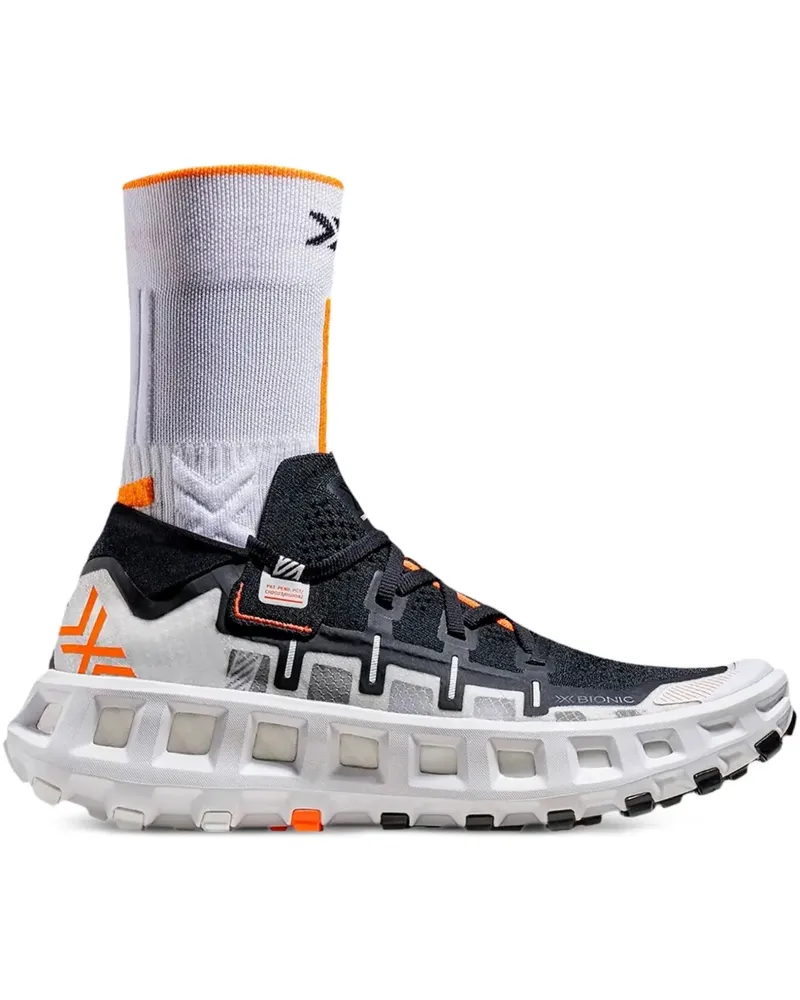 X-Bionic Terraskin X00-c Sneakers mit strukturierter Sohle - Schwarz Schwarz