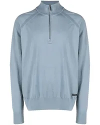 Calvin Klein Pullover mit Reißverschluss Blau