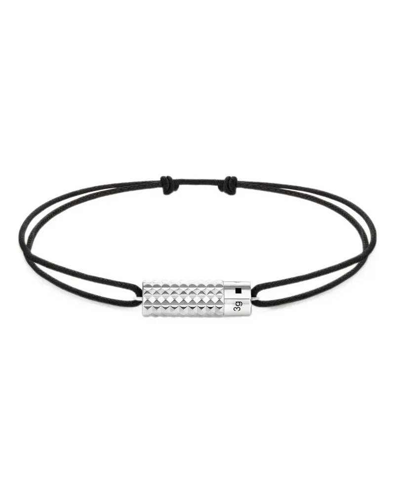 Le Gramme guilloché cable bracelet - Silber Silber