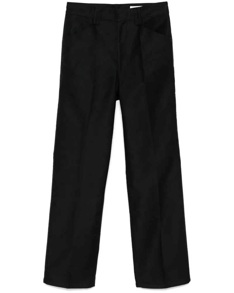 Christophe Lemaire Hose mit geradem Bein - Schwarz Schwarz