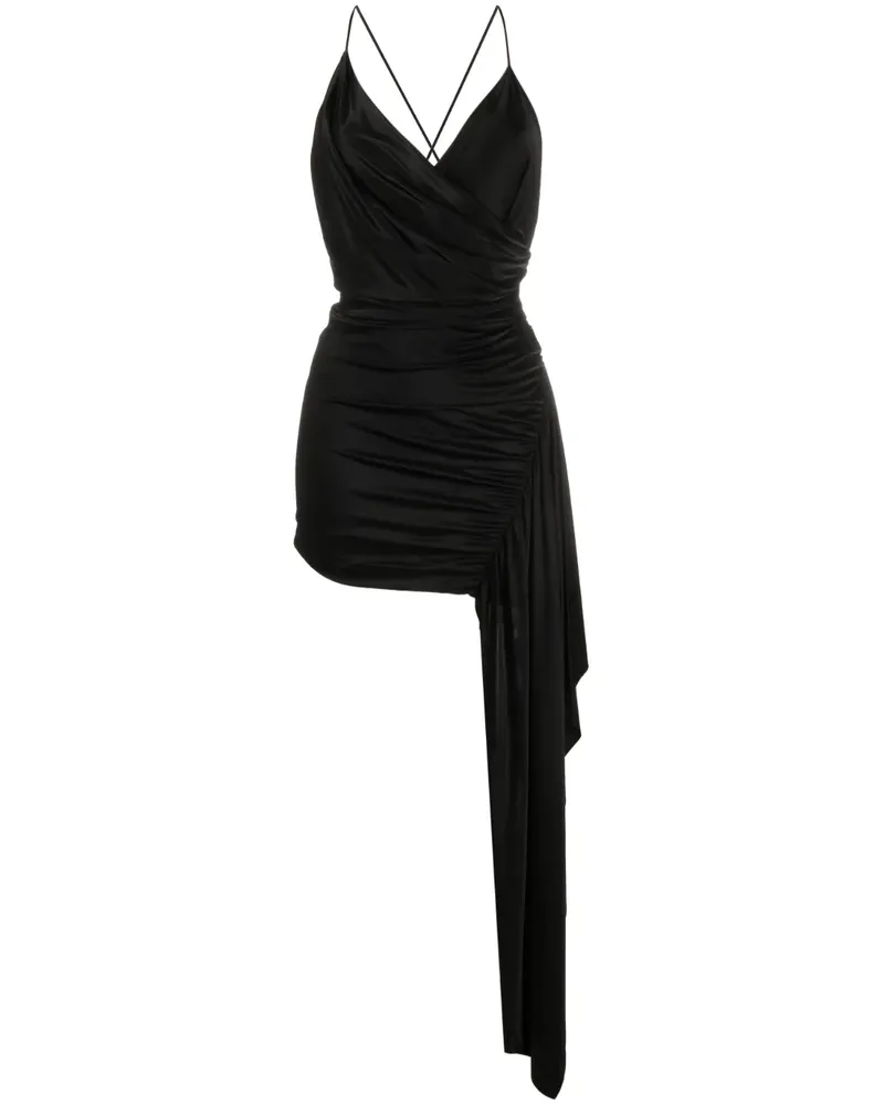 Alexandre Vauthier Drapiertes Kleid - Schwarz Schwarz