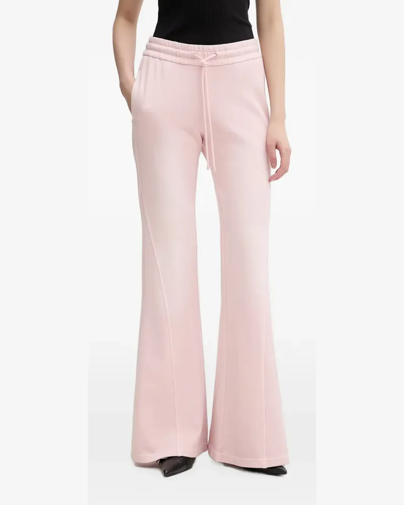 Miss Sixty drawstring-waist flared track pants - Rosa Rosa