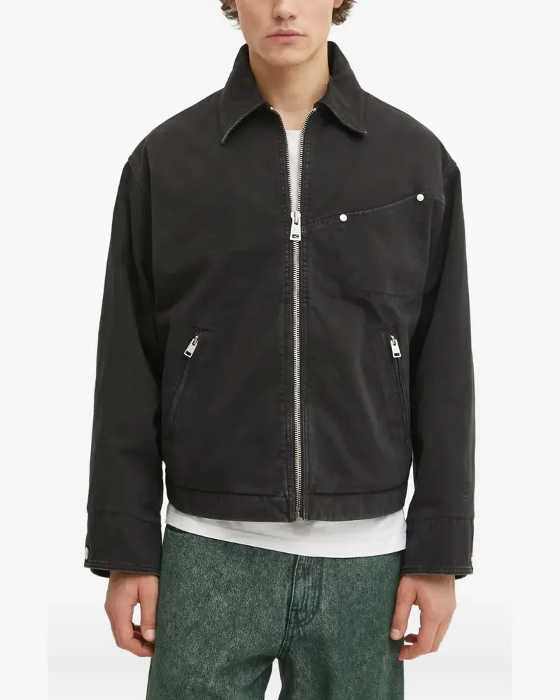 Études Studio Jacke mit Reißverschlusstasche - Schwarz Schwarz