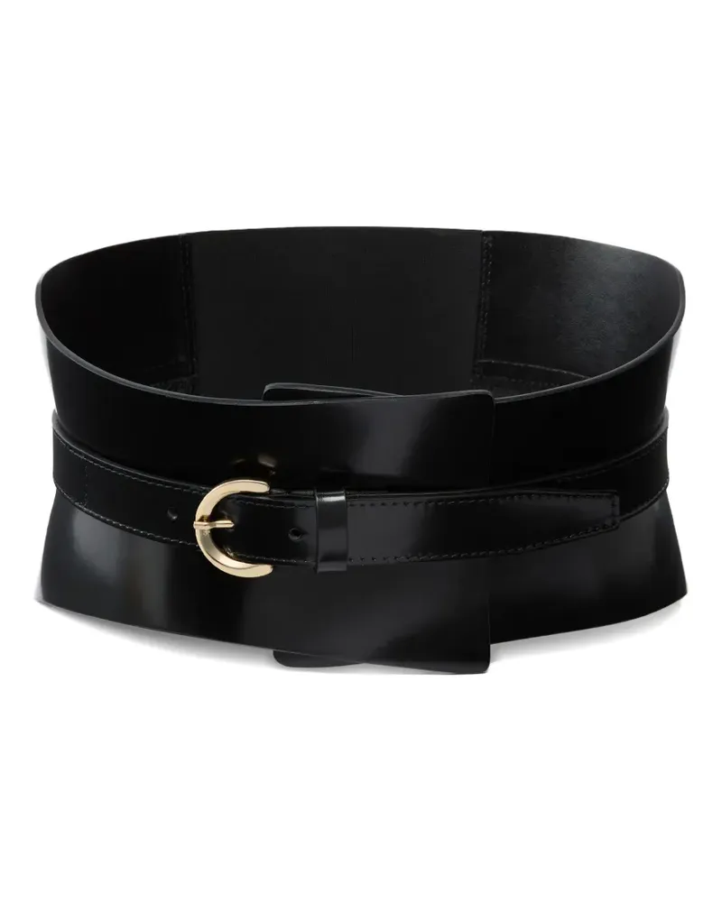 Pinko Gürtel aus Leder - Schwarz Schwarz