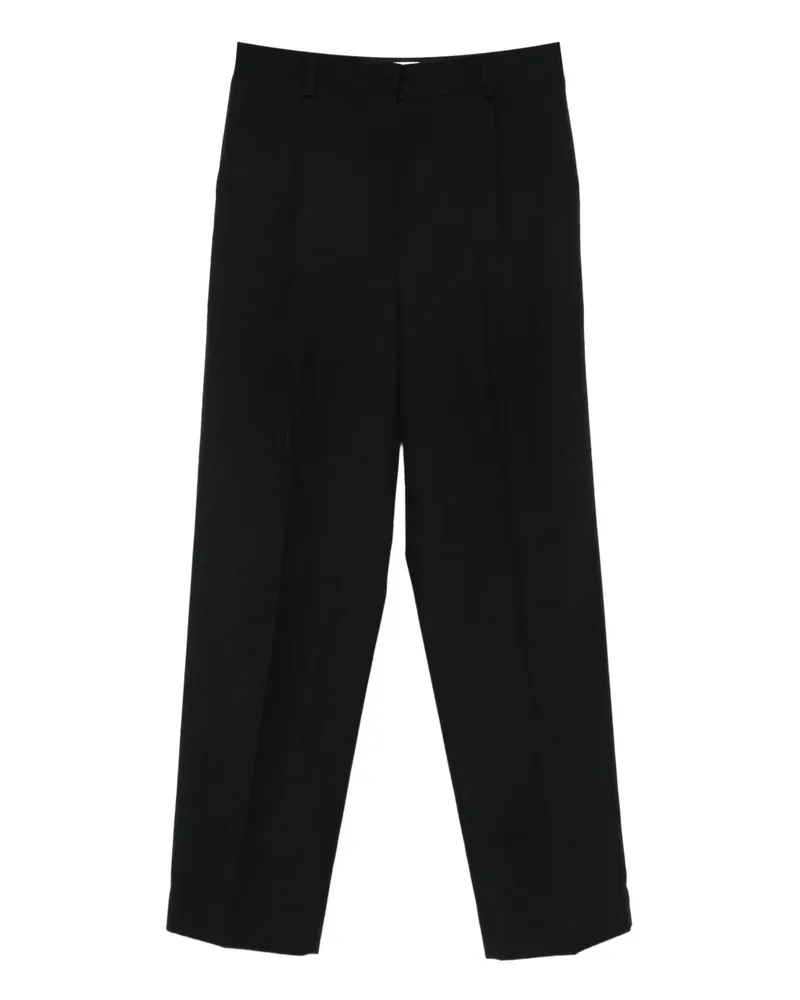 Totême Hose mit Bundfalten - Schwarz Schwarz