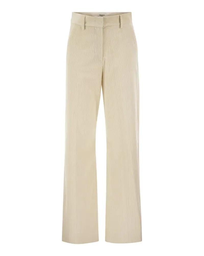 Max Mara corduroy wide-leg trousers - Nude Nude