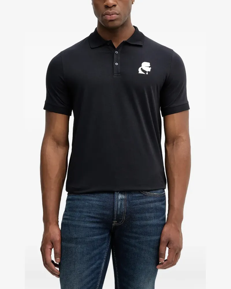 Karl Lagerfeld graphic polo shirt - Blau Blau
