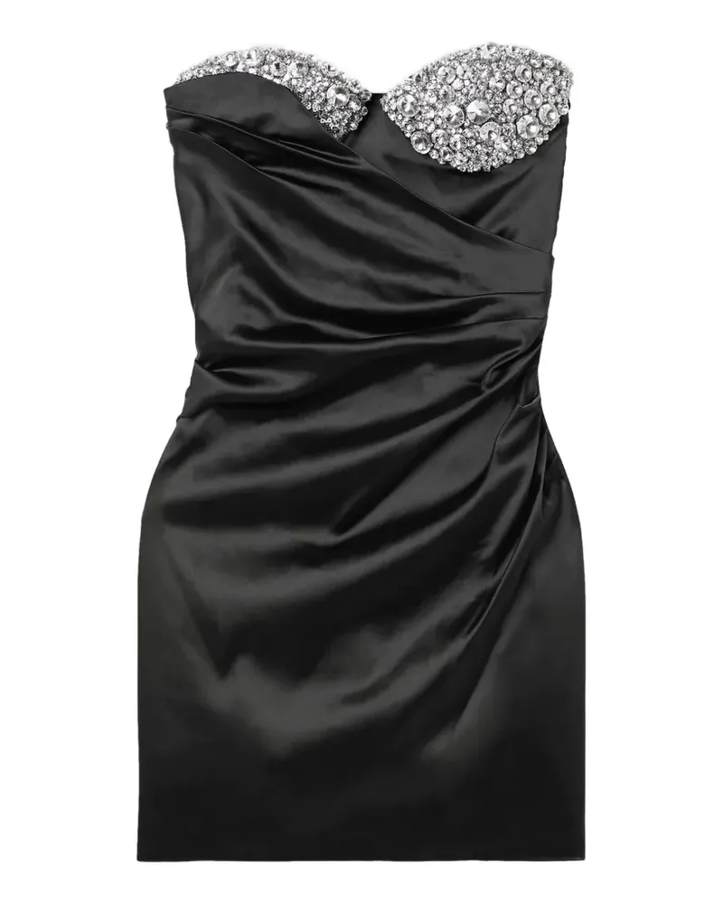Area Kristallverziertes Kleid - Schwarz Schwarz