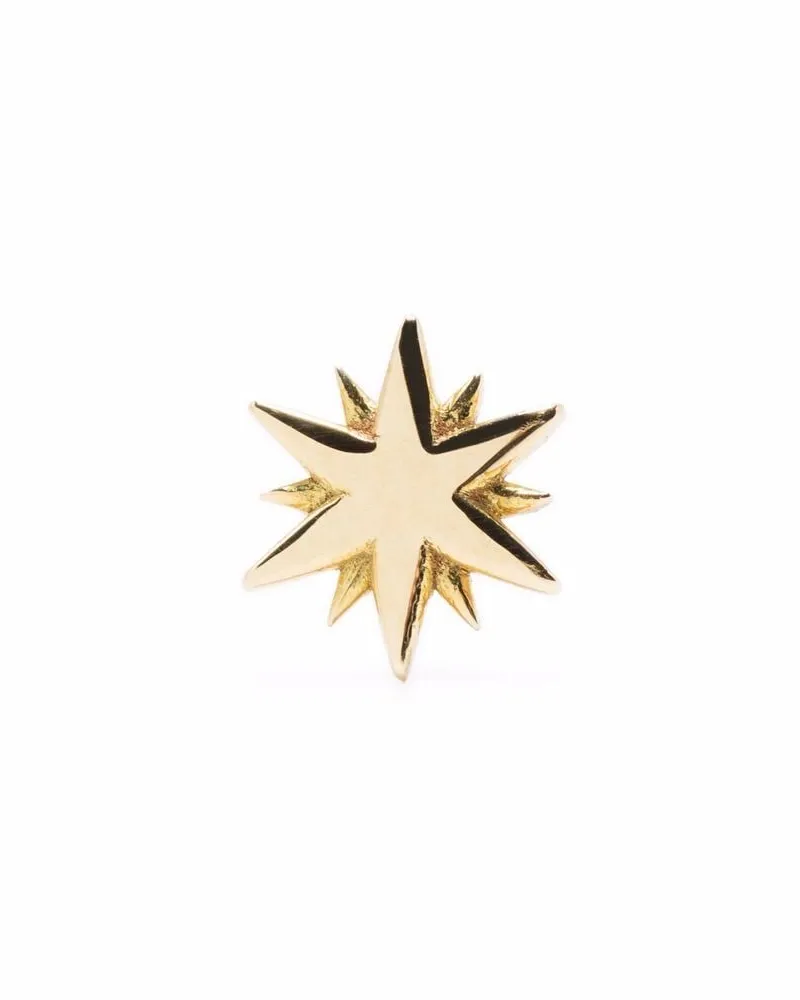 DJULA 18kt Lara Gelbgoldohrring mit Diamanten Gold