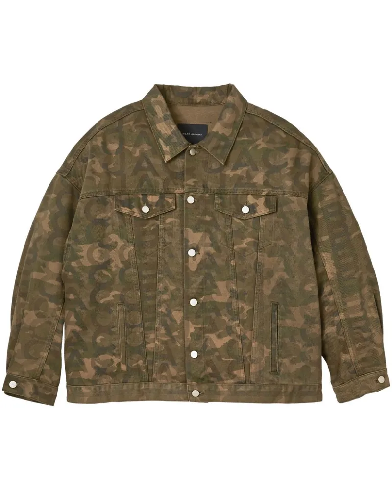 Marc Jacobs Jeansjacke mit Camouflage-Print - Grün Grün