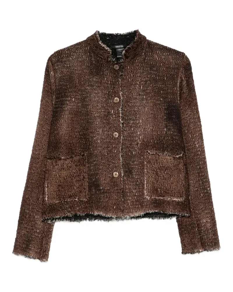 Avant Toi Tweed-Jacke - Braun Braun