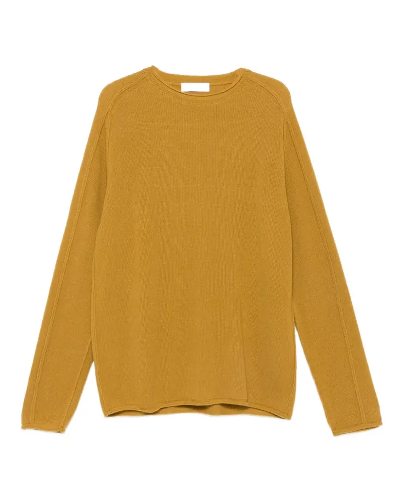 Casey Casey Pullover mit rundem Ausschnitt - Gelb Gelb