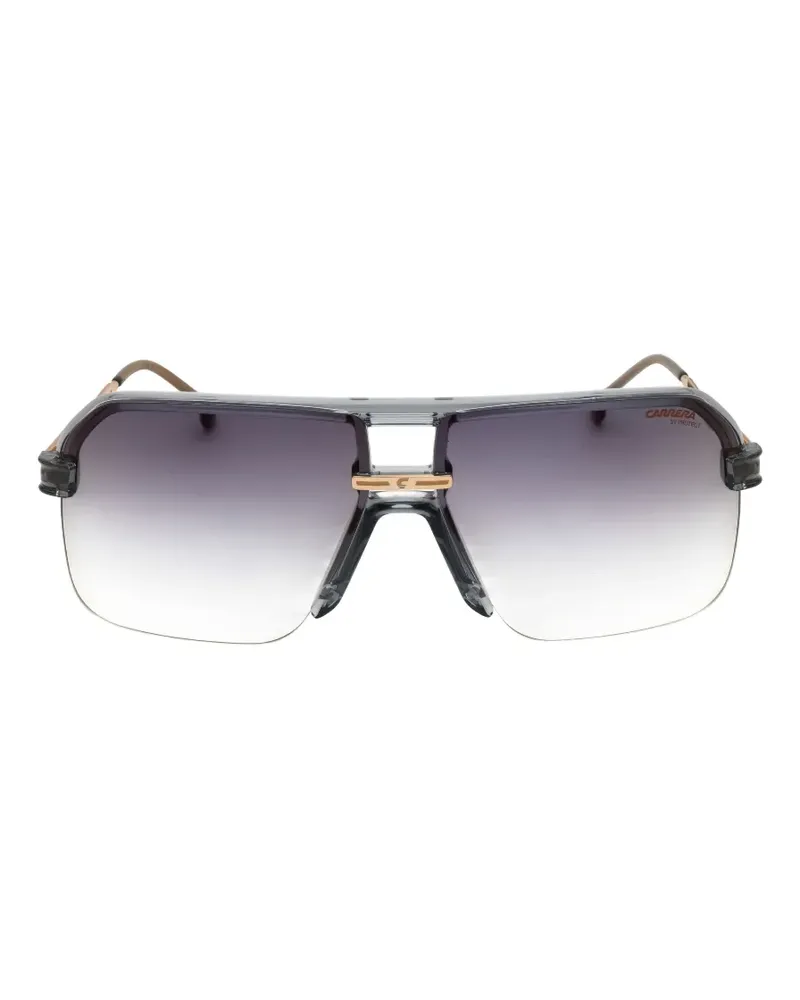 Carrera Sonnenbrille mit geometrischem Gestell - Grau Grau