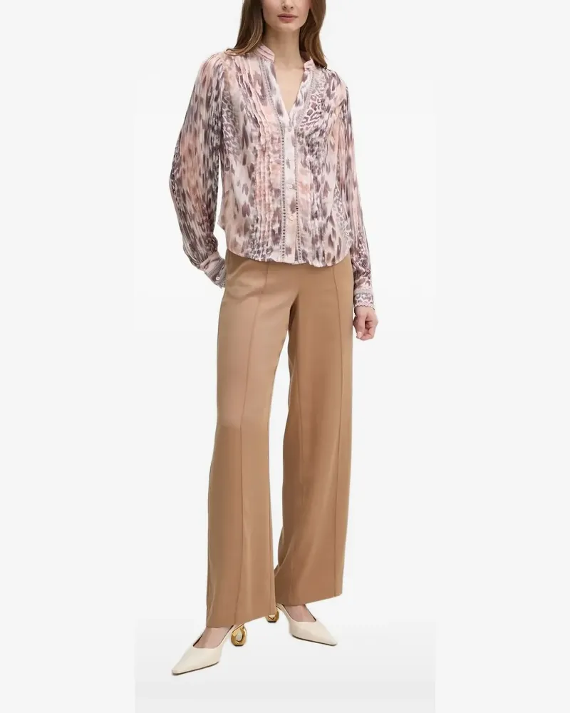 Guess Hemd mit Leoparden-Print - Rosa Rosa