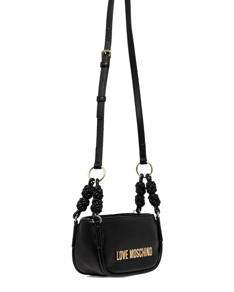 Moschino Umhängetasche mit Knoten - Schwarz Schwarz