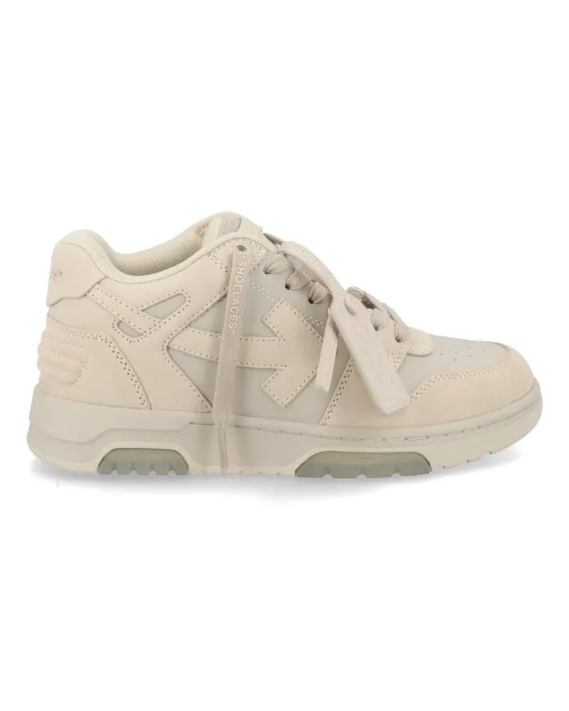 OFF-WHITE arrows zip tie sneakers - Nude Nude