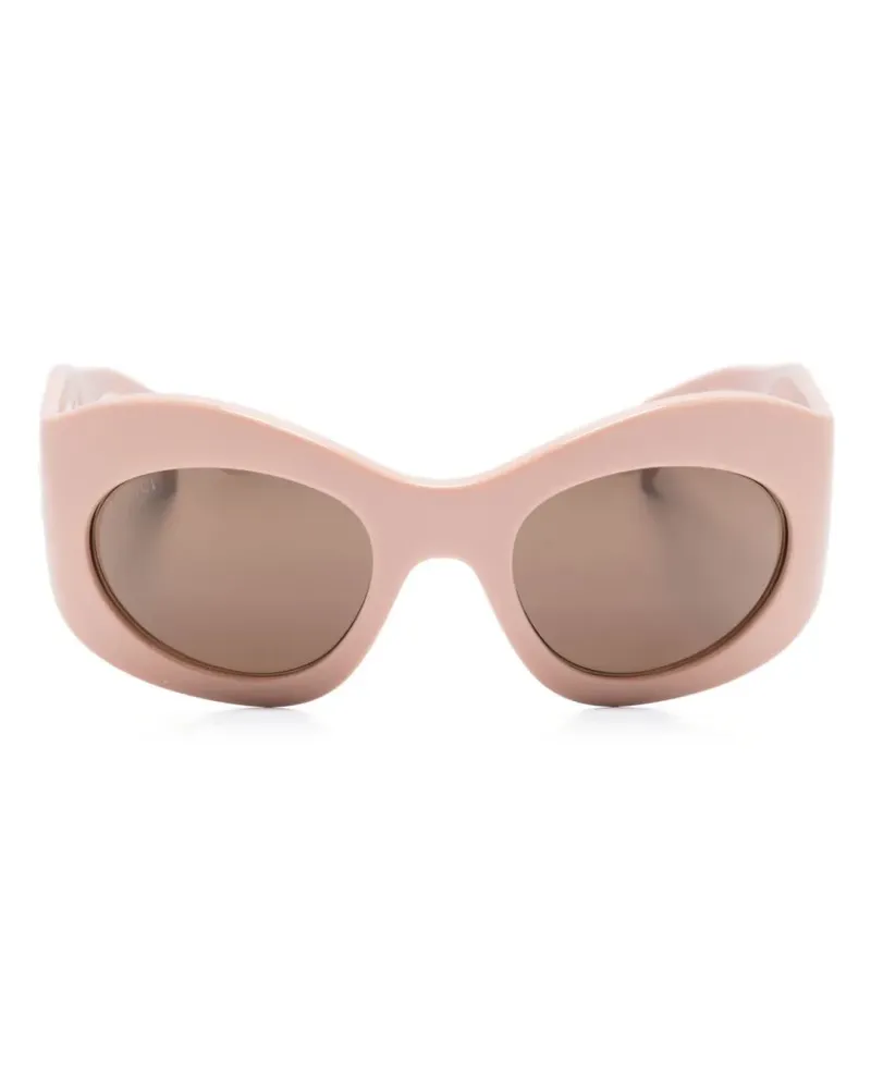 Gucci Sonnenbrille mit ovalem Gestell - Rosa Rosa