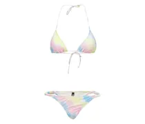 Bikini mit Haargummi-Detail - Blau