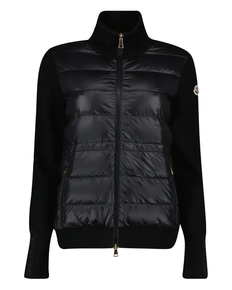 Moncler Jacke mit Einsätzen - Schwarz Schwarz