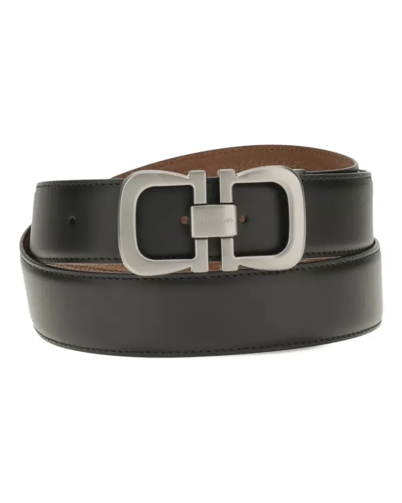 Ferragamo Gancini reversible adjustable belt - Schwarz Schwarz