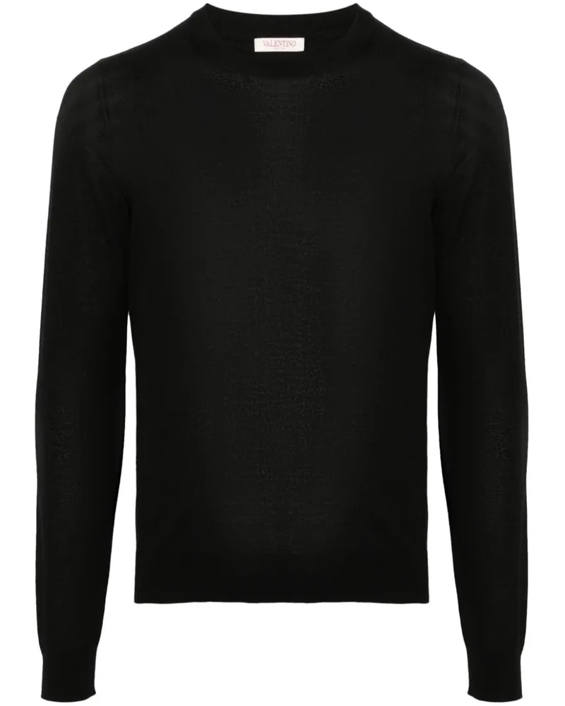 Valentino Garavani Pullover aus Kaschmir-Seidengemisch - Schwarz Schwarz