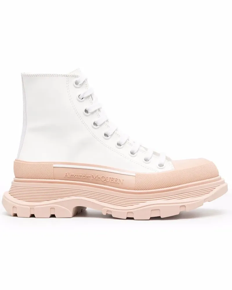 Alexander McQueen Tread Slick Stiefel - Weiß Weiß