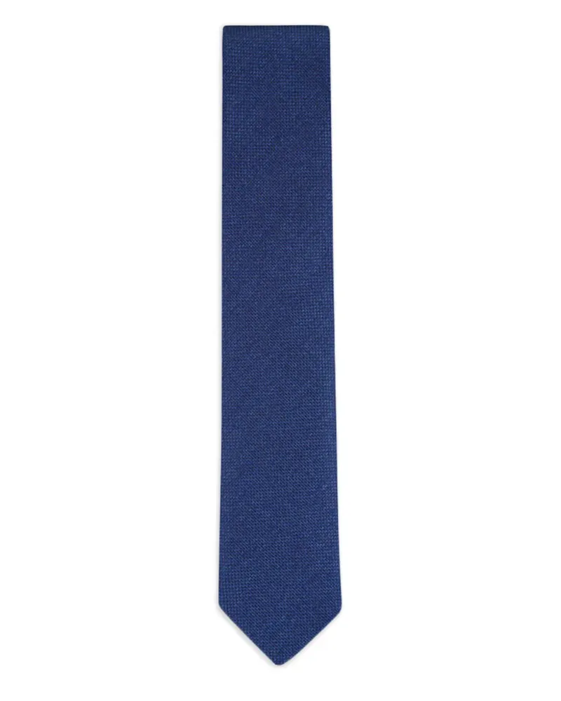 Canali patterned tie - Blau Blau