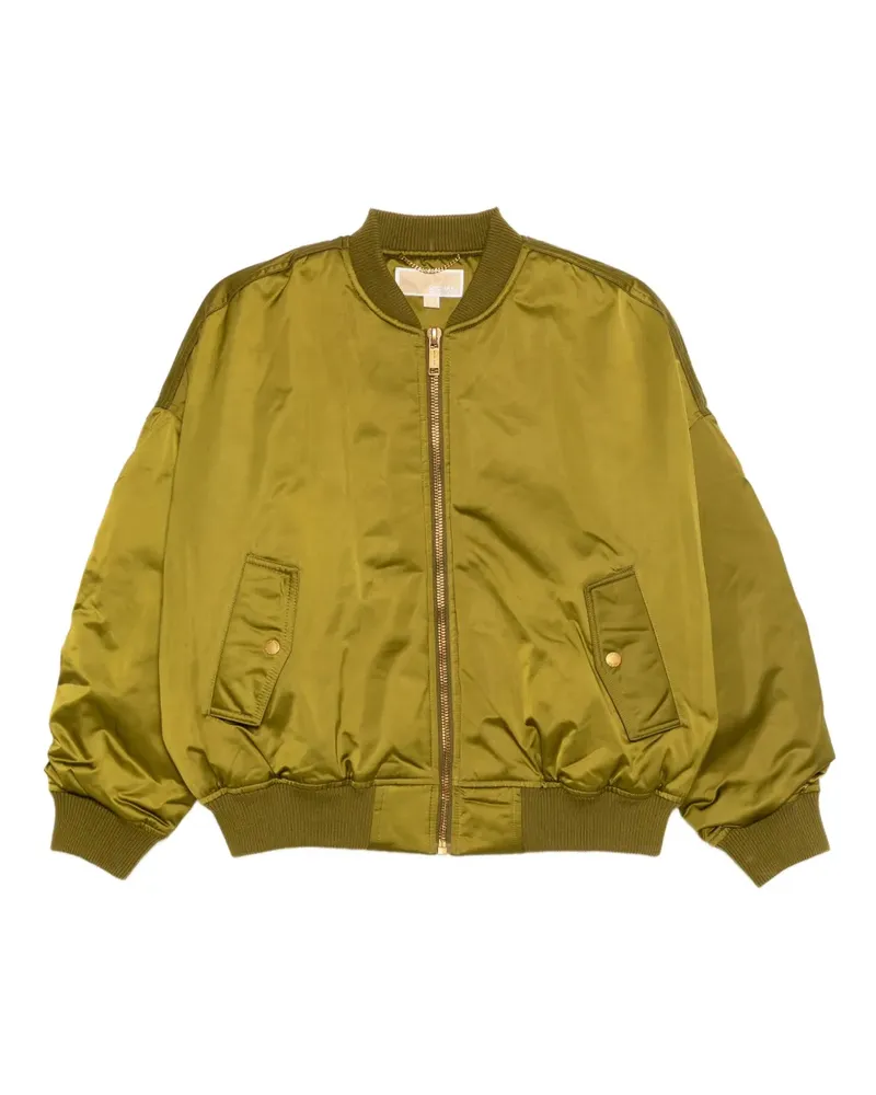 Michael Kors Bomberjacke aus Satin - Grün Grün