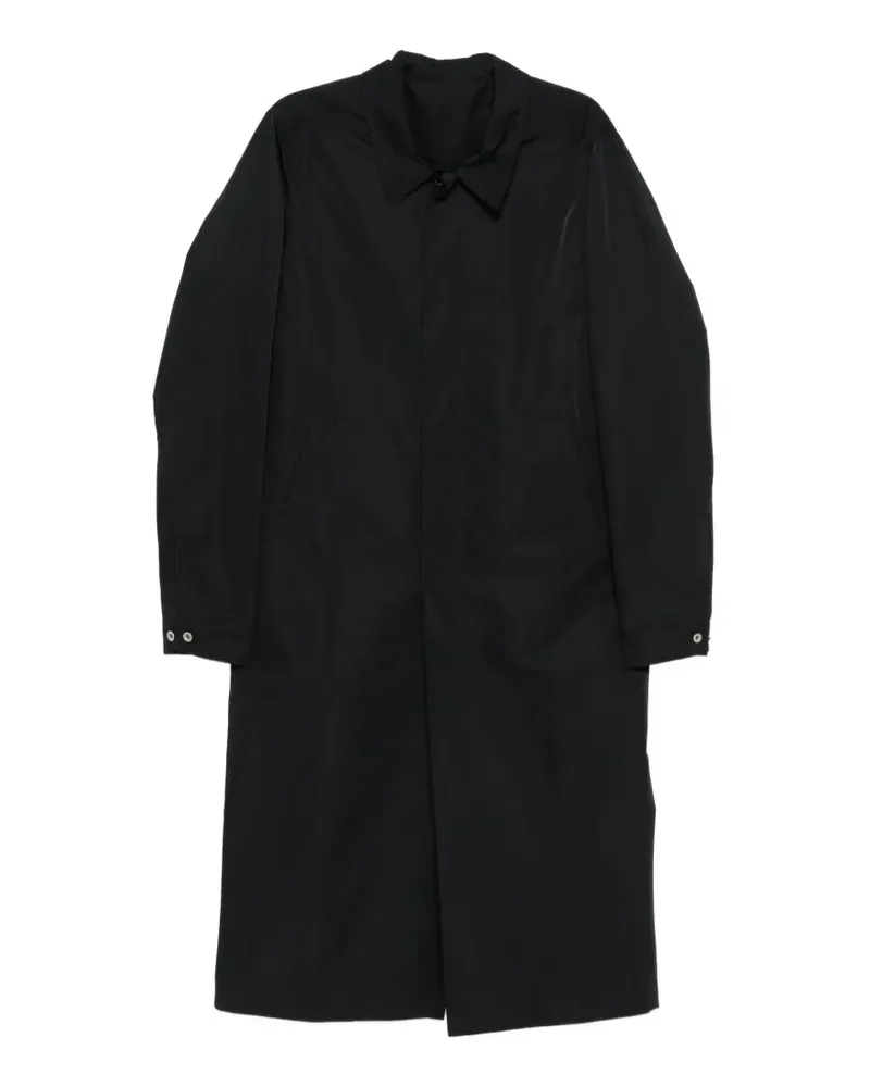 Rick Owens Brad Trenchcoat mit Knopfverschluss - Schwarz Schwarz