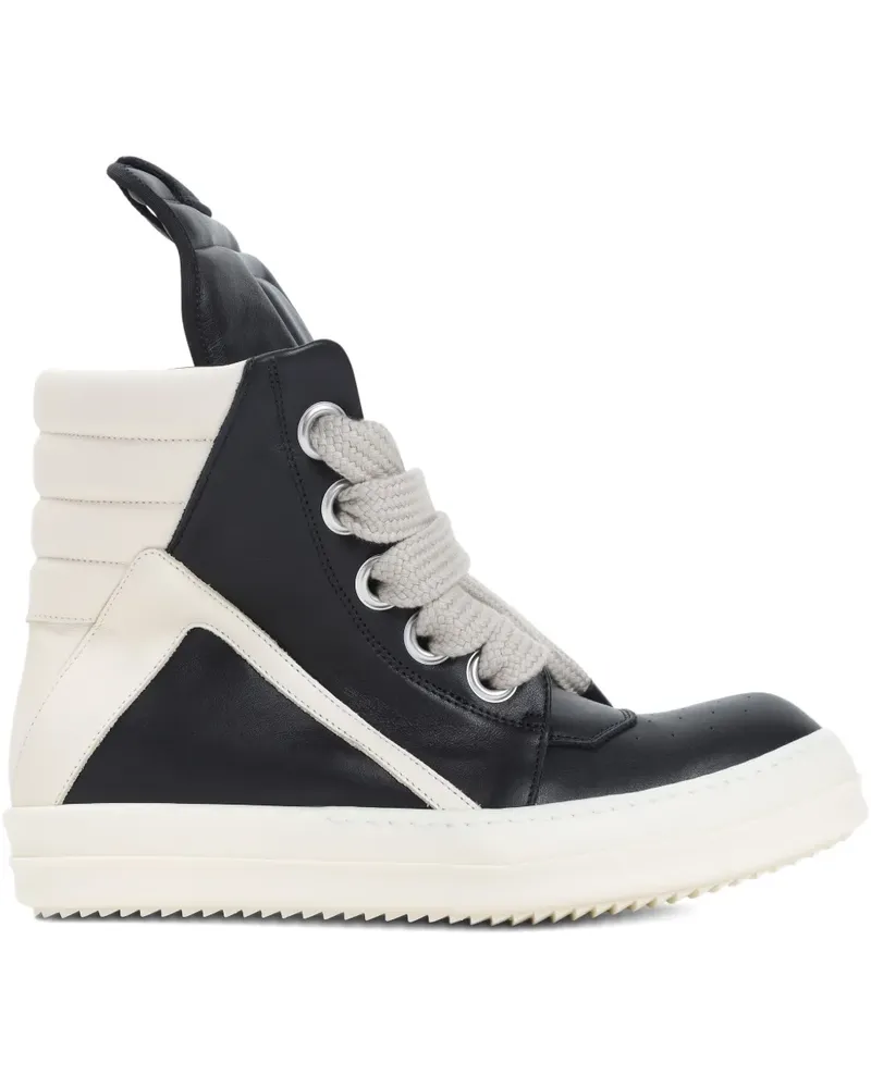 Rick Owens Jumbolace Geobasket High-Top-Sneakers - Schwarz Schwarz