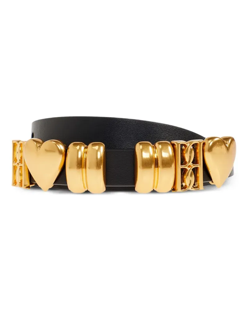 By Malene Birger Ounlas heart-detail belt - Schwarz Schwarz