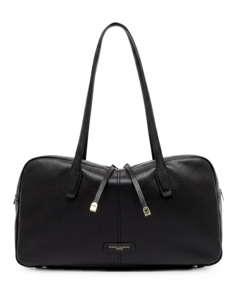 Gianni Chiarini Aryna Tote Bag aus strukturiertem Leder - Schwarz Schwarz