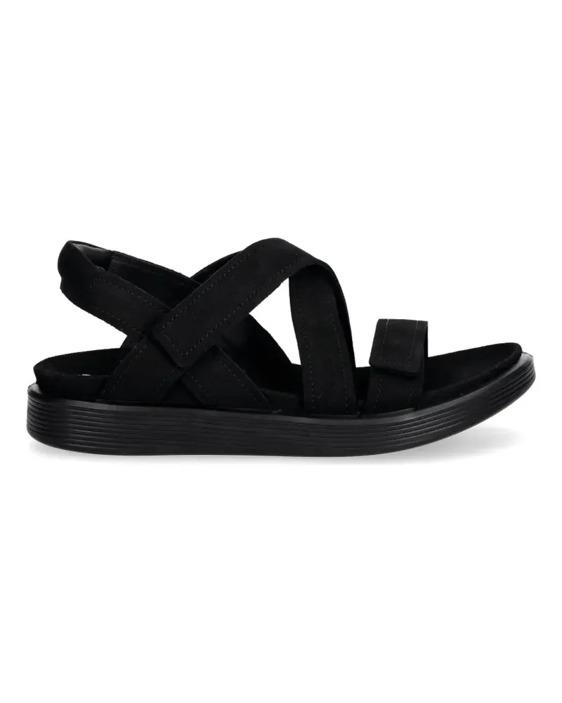 Ecco crossover touch-strap sandals - Schwarz Schwarz
