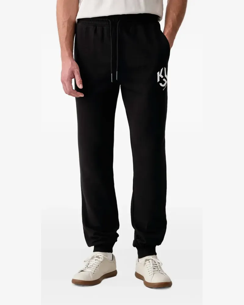 Karl Lagerfeld Jogginghose mit Logo-Print - Schwarz Schwarz