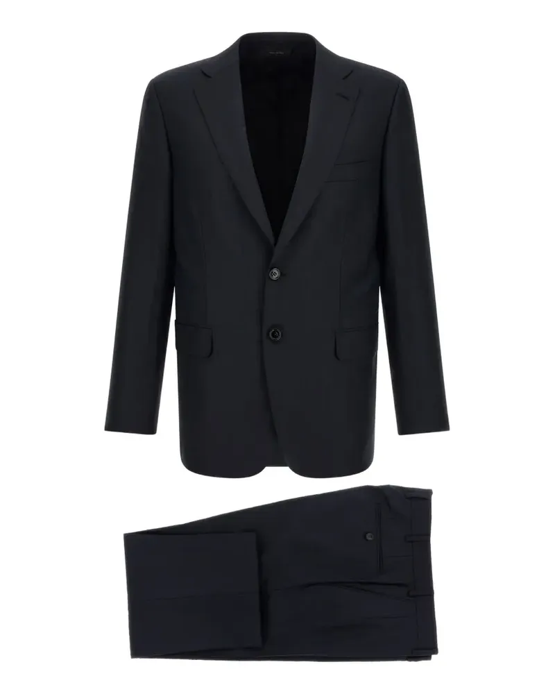 Brioni Einreihiger Brunico Anzug - Blau Blau