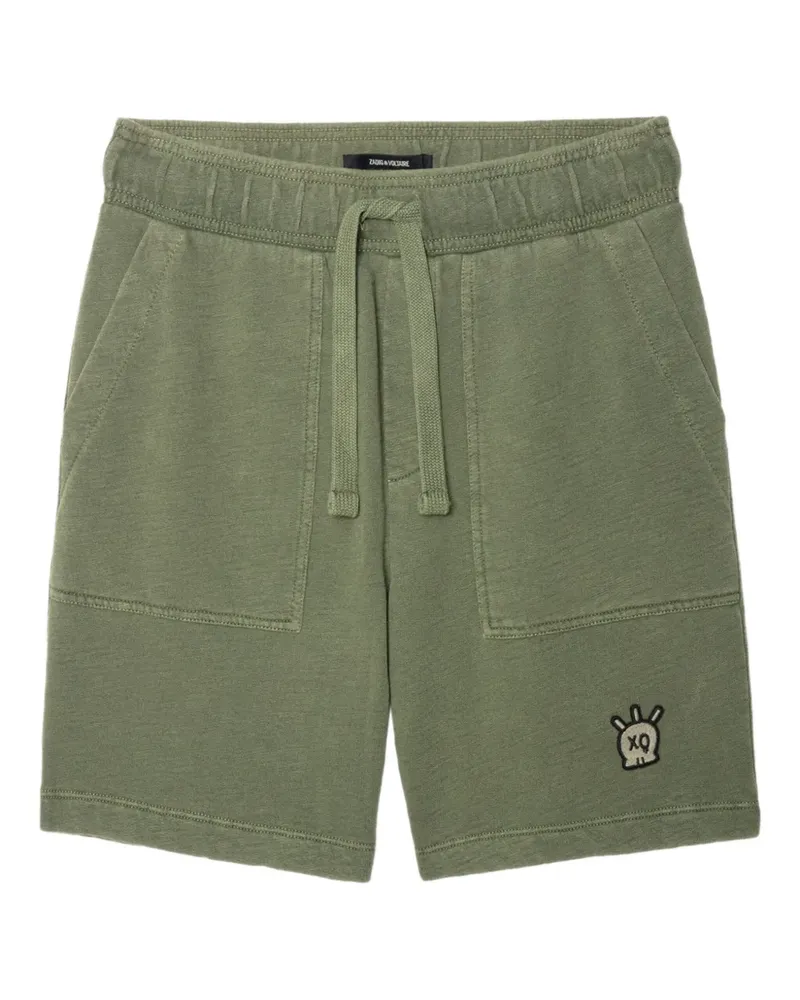 Zadig & Voltaire Pablo Slub Shorts - Grün Grün