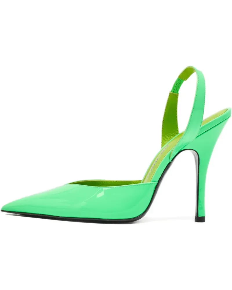ATTICO Pumps aus Lackleder - Grün Grün