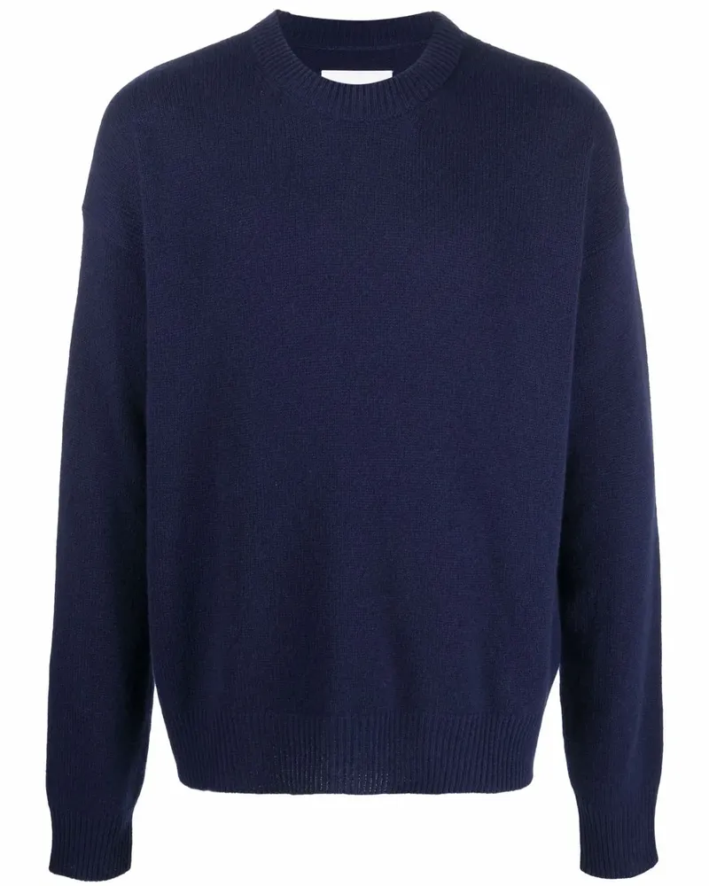 Jil Sander Gestrickter Pullover - Blau Blau