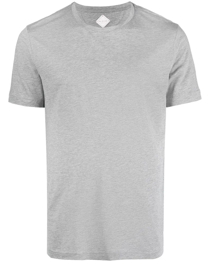 Pal Zileri T-Shirt mit meliertem Effekt - Grau Grau