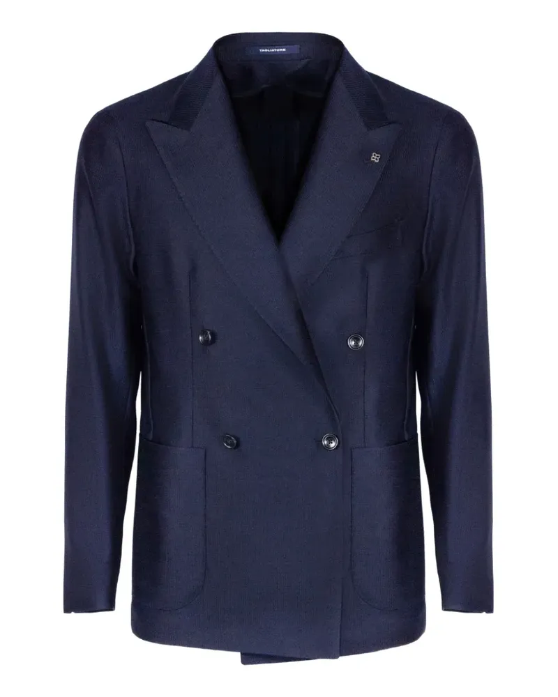 Tagliatore Doppelreihiges Sakko - Blau Blau
