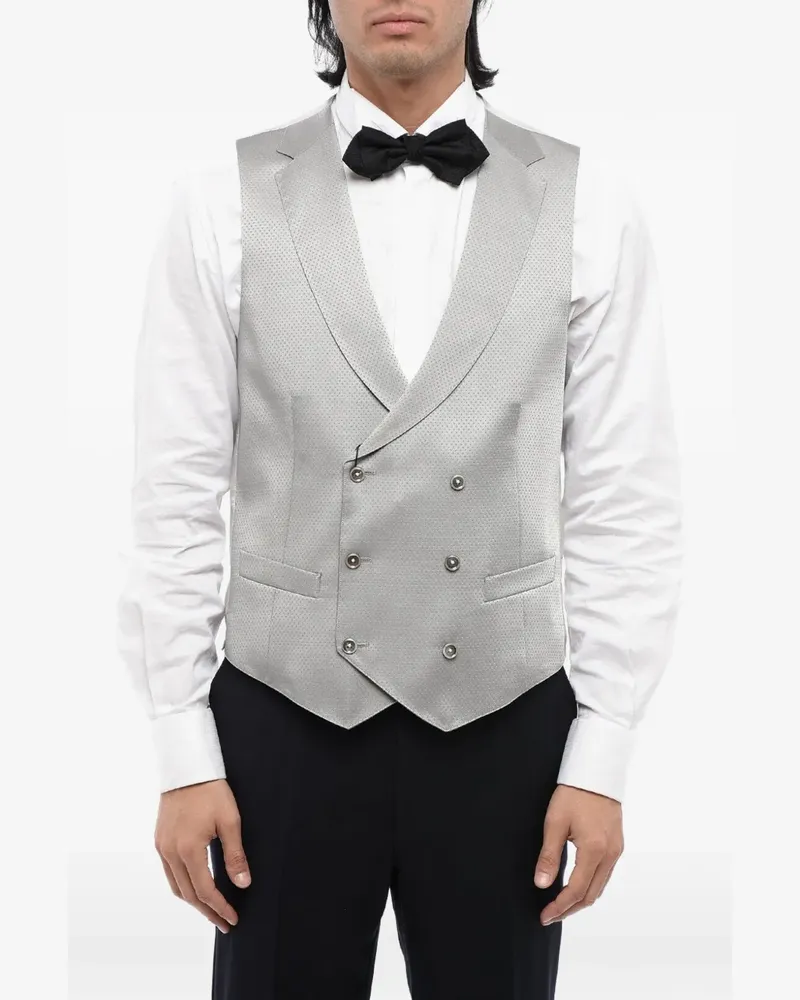 Corneliani double-breasted waistcoat - Grau Grau