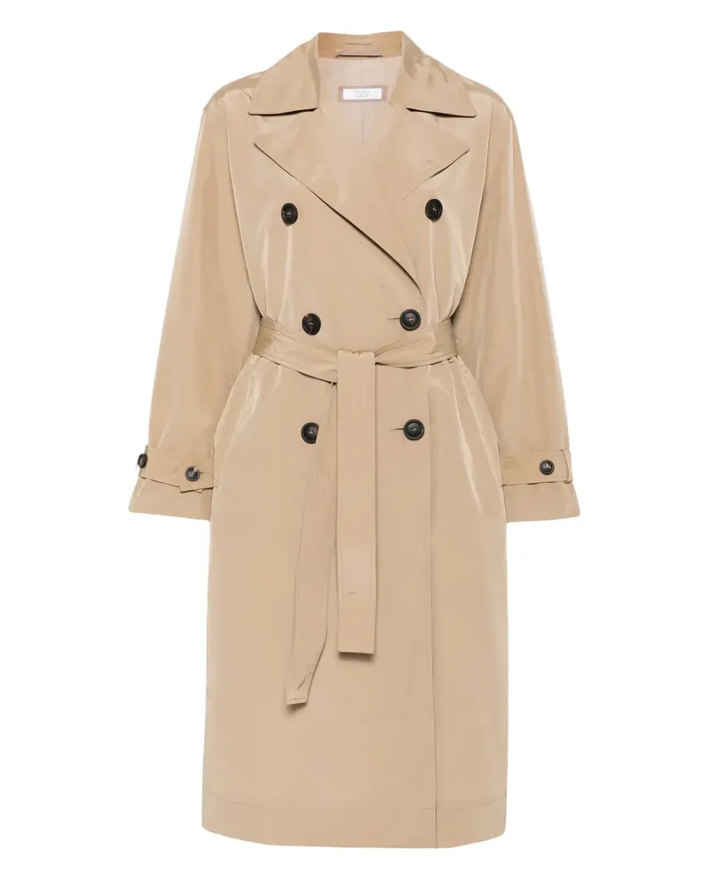 Peserico Trenchcoat aus Funktionsstoff - Braun Braun