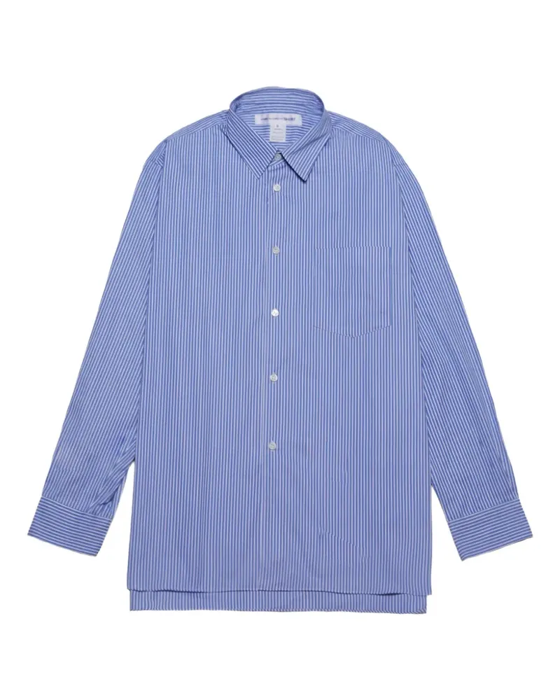 Comme des Garçons stripe pocket shirt - Blau Blau