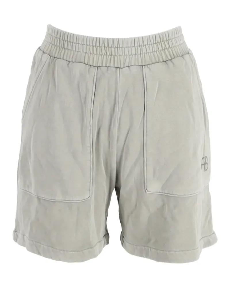 Anine Bing elasticated-waistband shorts - Grau Grau