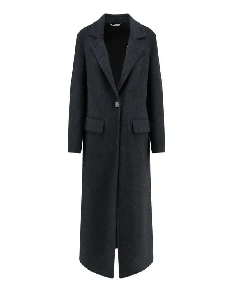 Hevò single-breasted notched-lapels coat - Grau Grau